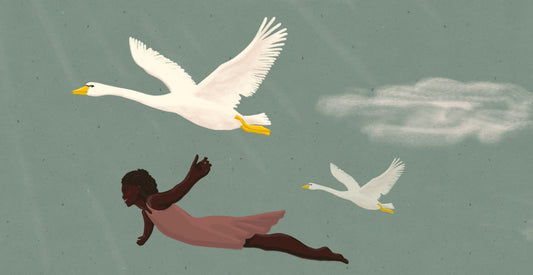 Narrative illustration from Kindred Creatures collection by Emily B. Studio