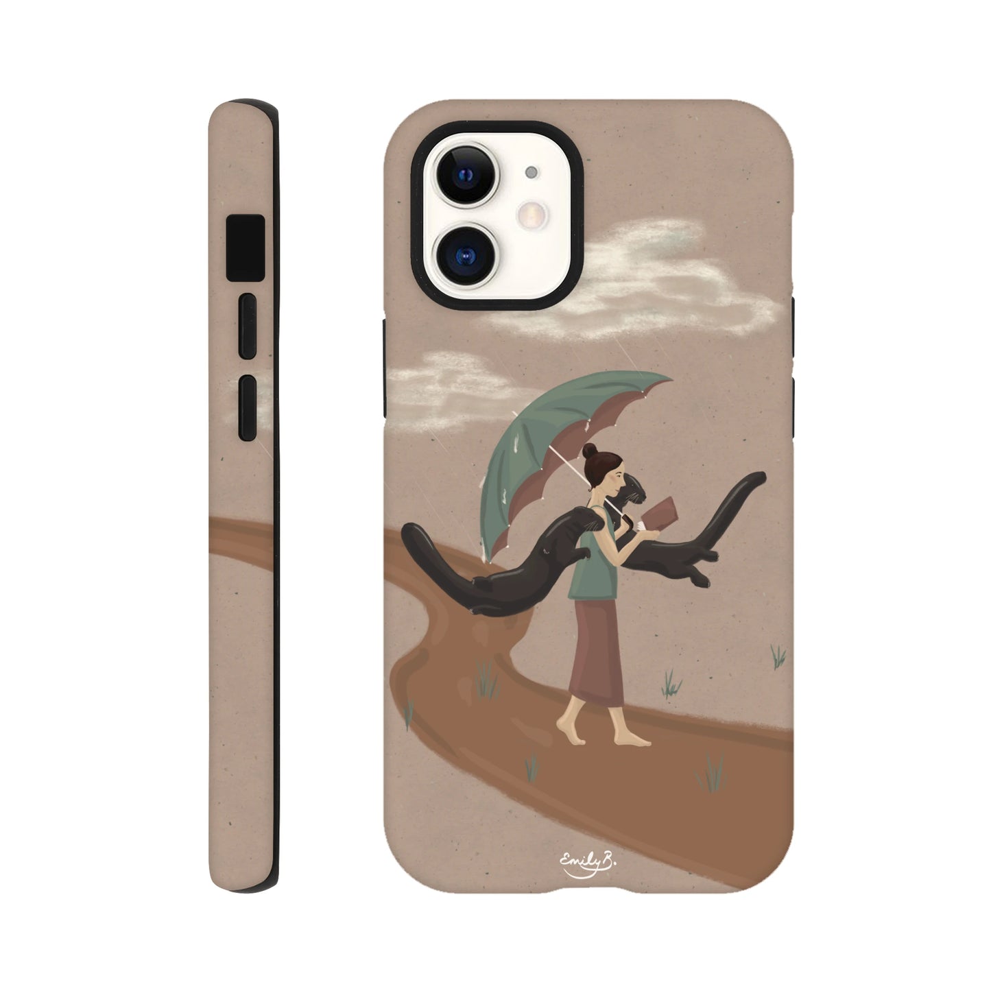 Original illustrated phone case for iPhone models