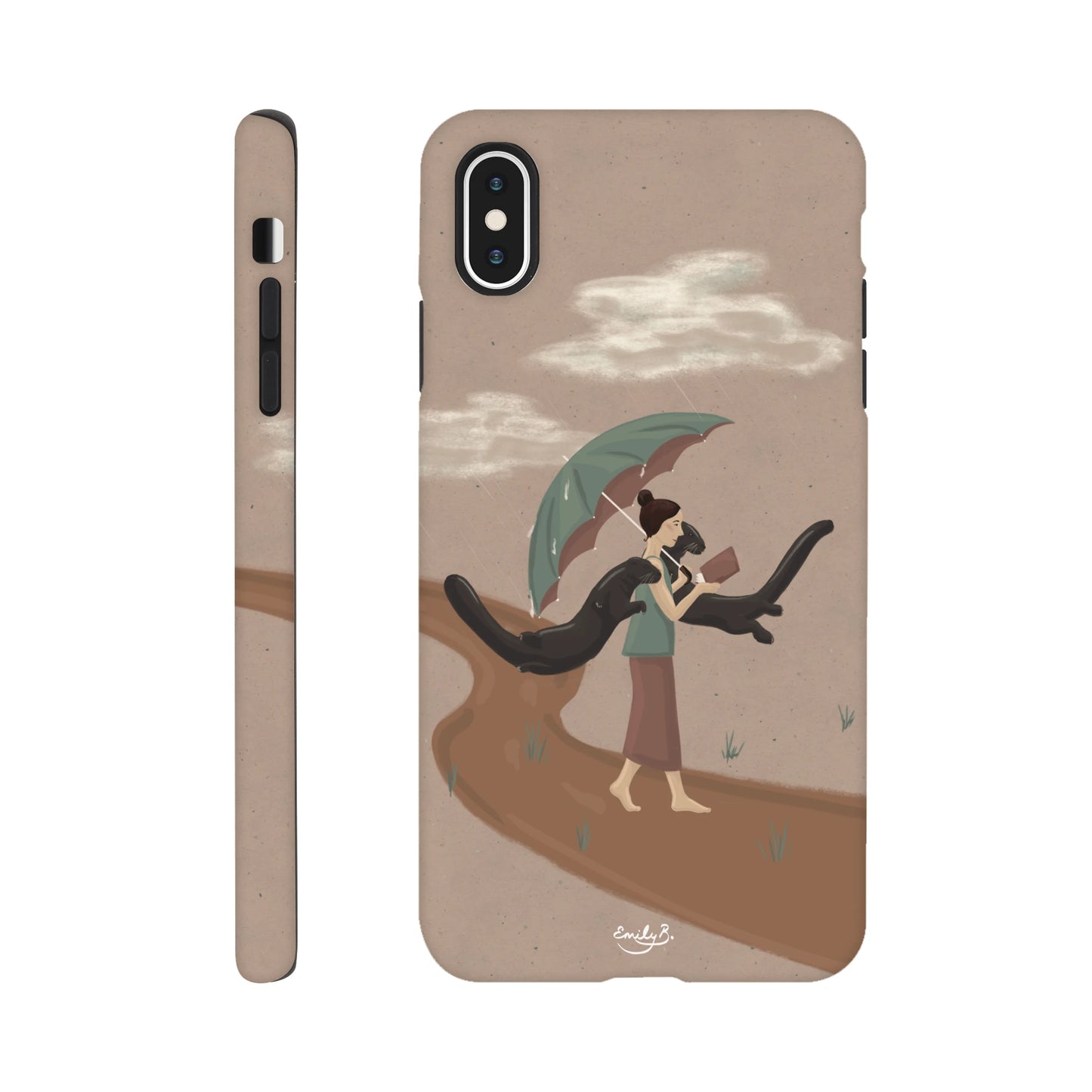 Original illustrated phone case for iPhone models