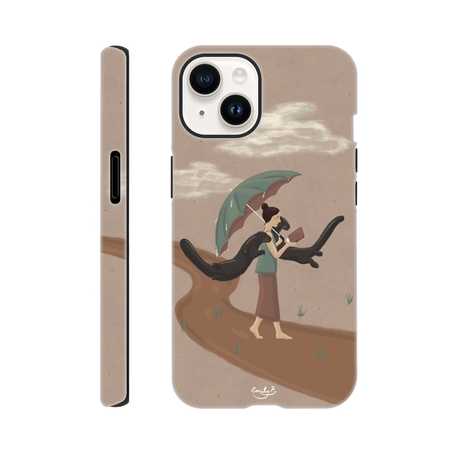 Original illustrated phone case for iPhone models