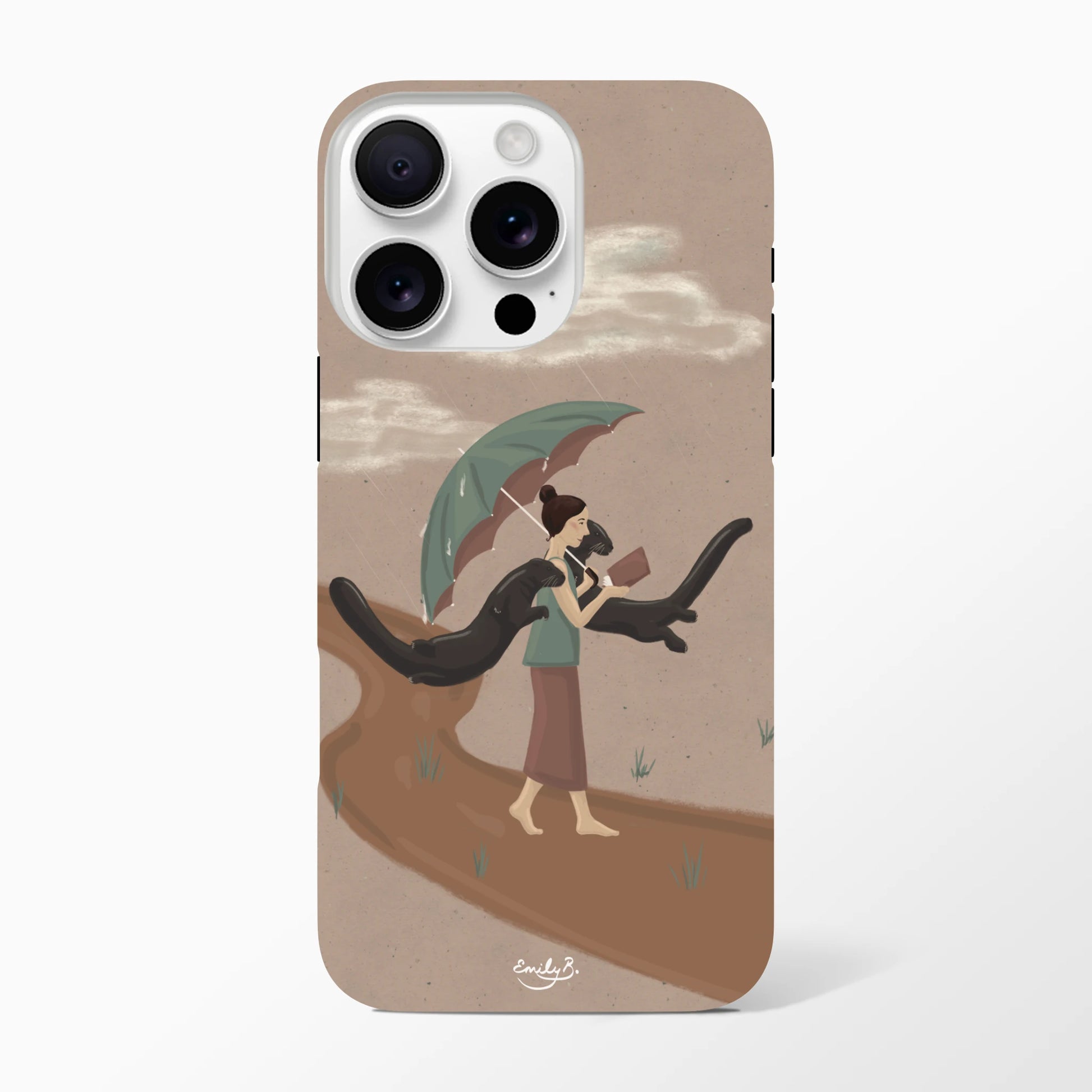 Original illustrated phone case for iPhone models